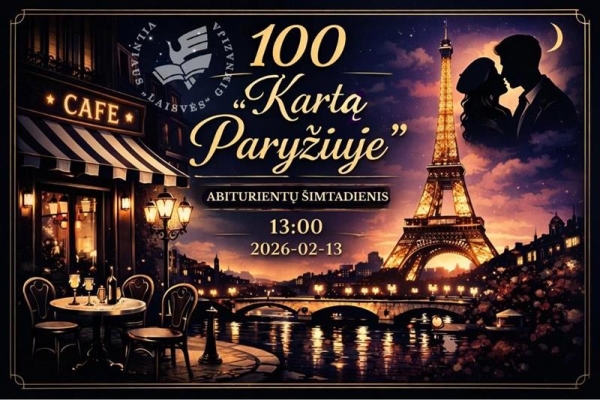 Kviečiame į šimtadienį!